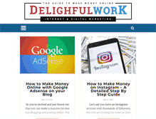 Tablet Screenshot of delightfulwork.com